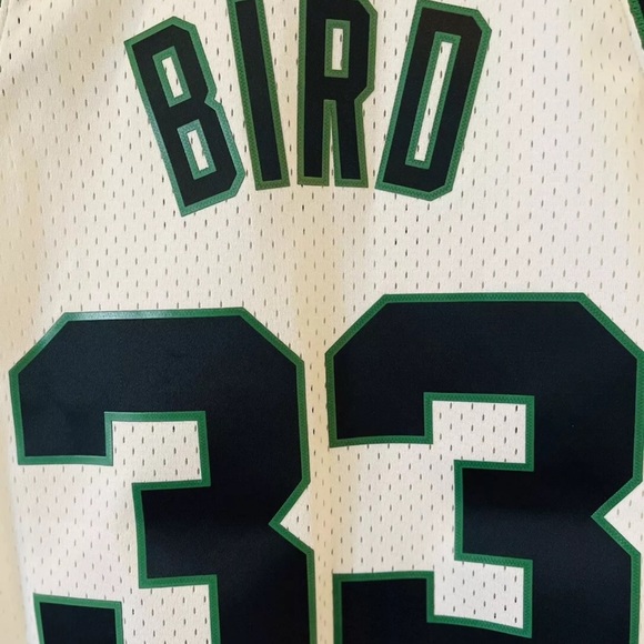 Larry Bird Mitchell & Ness Swingman Boston Celtics 1985-86 Jersey - White sz-sm - Picture 2 of 16